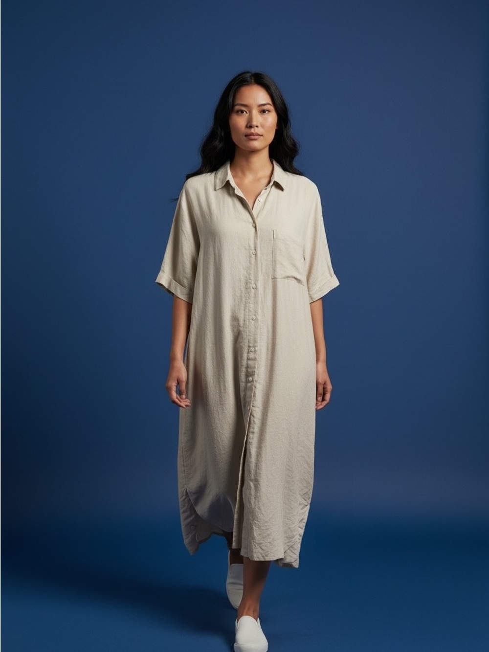 Old Navy Linen Shift Dress XL